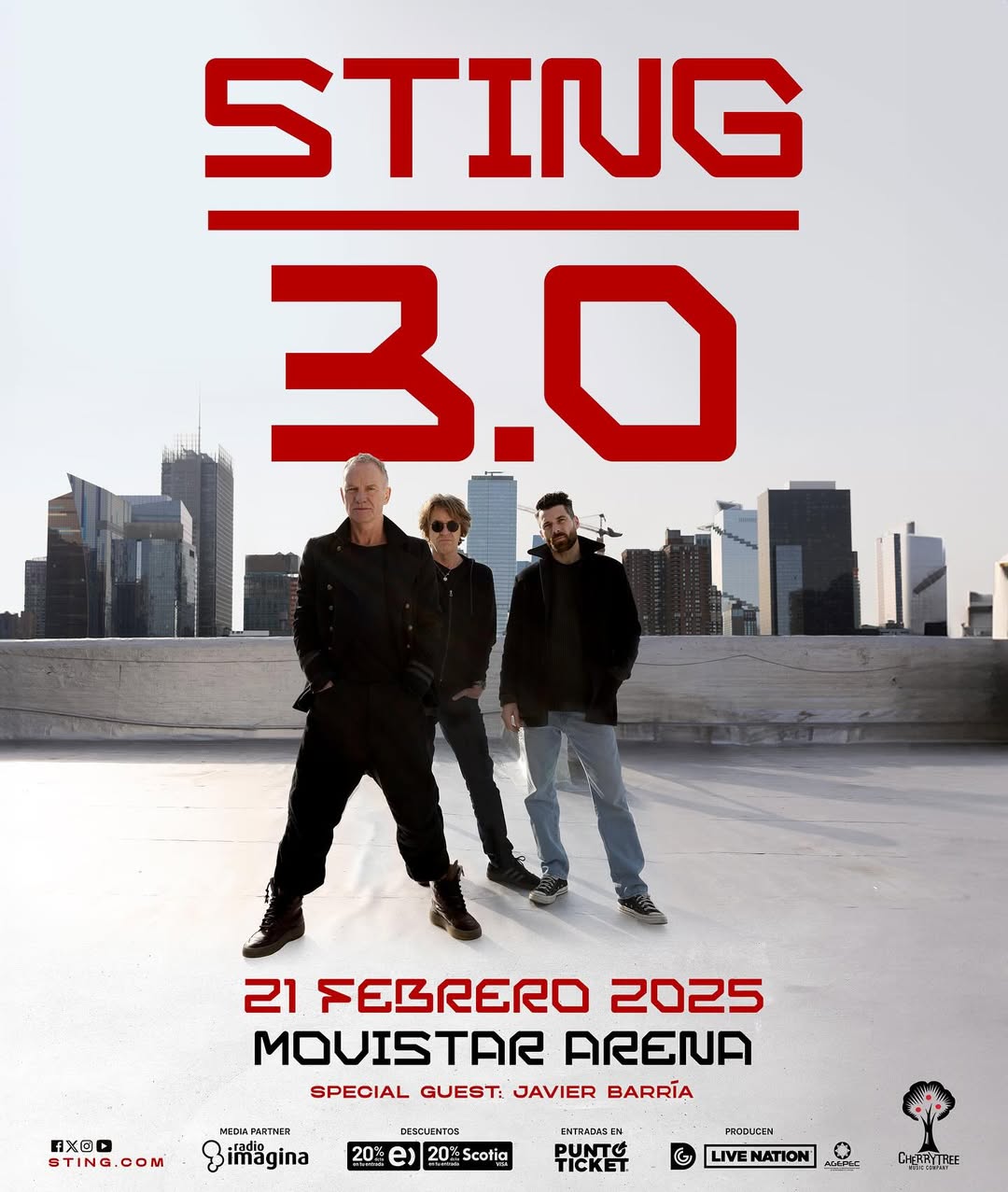 Javier Barría es invitado al regreso de Sting